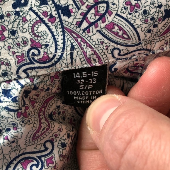 Nick Graham modern fit paisley dress shirt - Picture 5 of 5